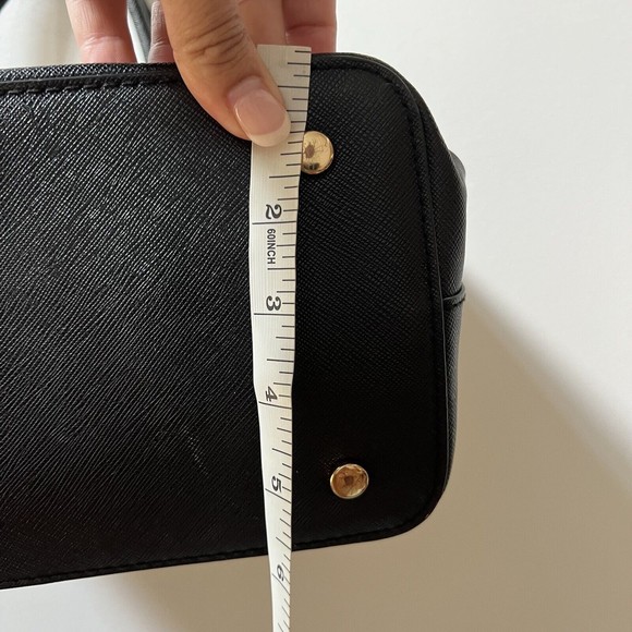 H&M Bags Hm Black Gold Studded Handbag Womens Medium Purse Classic